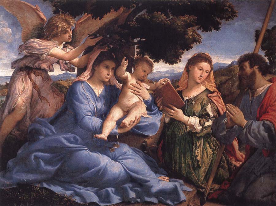 Virgin and Child with SS Catherine and Fames the Greater